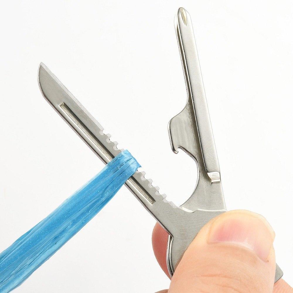 BSTCAR 7-in-1 Überlebenswerkzeug - Pfeife, Kompass, LED-Licht & Mehr