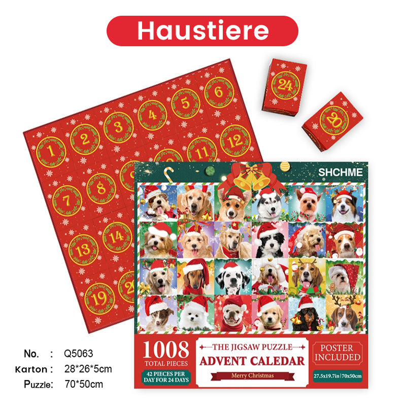 Weihnachts-Puzzlebox