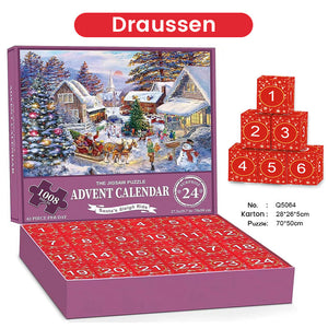 Weihnachts-Puzzlebox