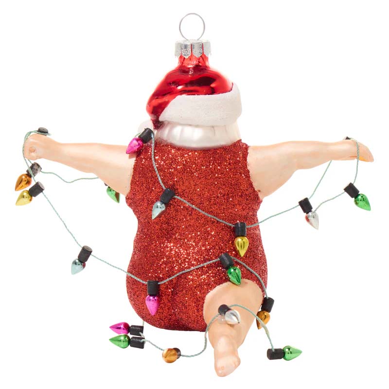 Lustige skulpturale Weihnachtsornamente