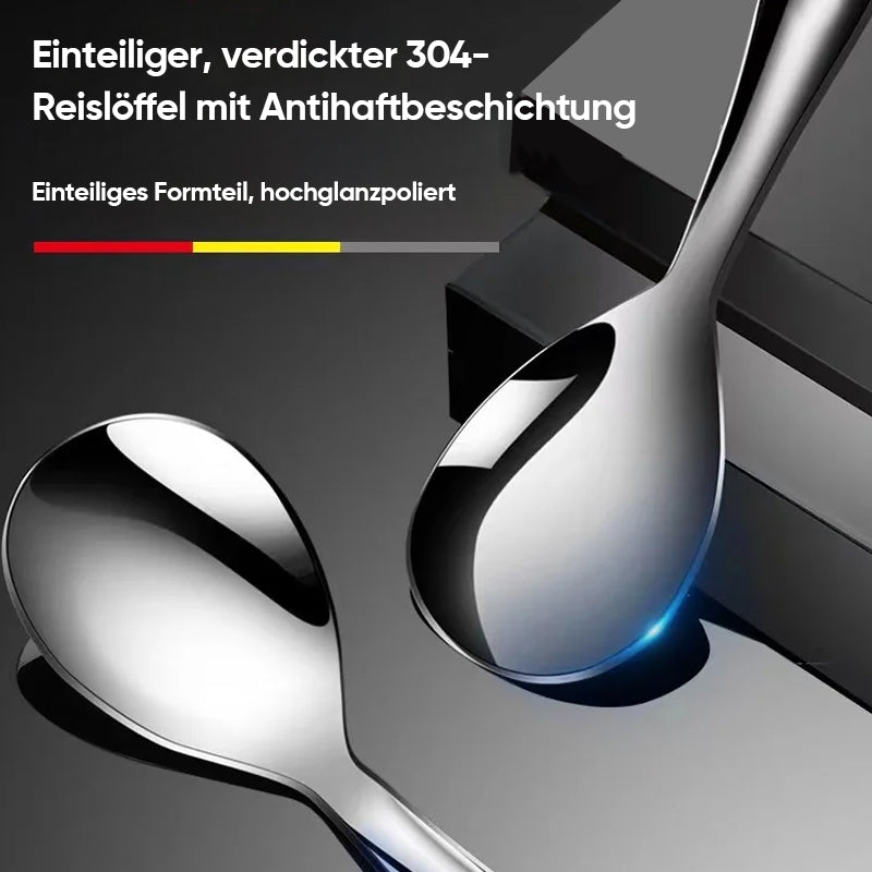 Verdickter Edelstahl Antihaft-Reislöffel