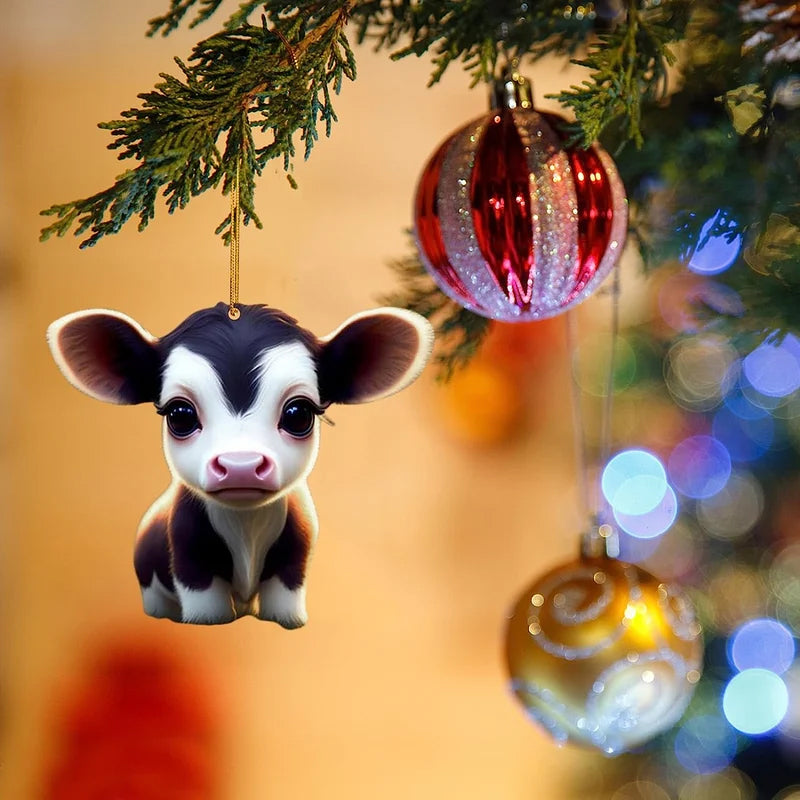 Cartoon-Kuh dekorative Ornamente