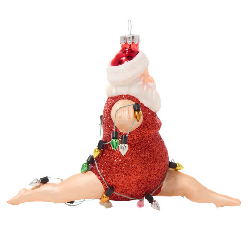 Lustige skulpturale Weihnachtsornamente