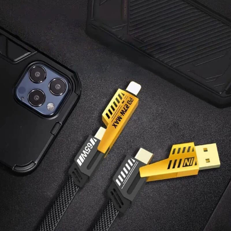 4 in 1 PD 65W Schnellladekabel🔥 Kaufen Sie 2 und erhalten Sie 1 gratis🔥