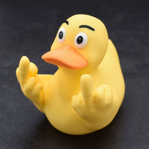 Mittelfinger-Ente