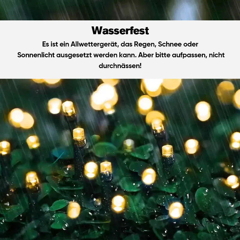 Solar-Lichterketten für den Außenbereich