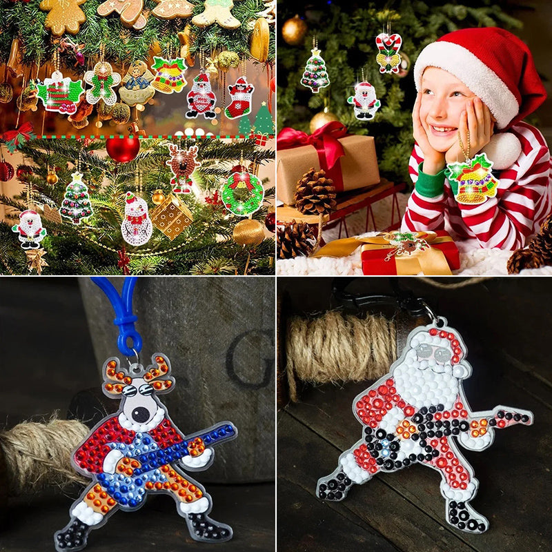 Weihnachtsmalerei-Aufkleberset