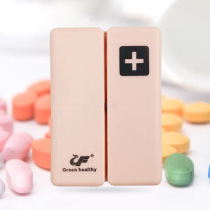 Portable Magnetic Pill Box With 7 Compartments