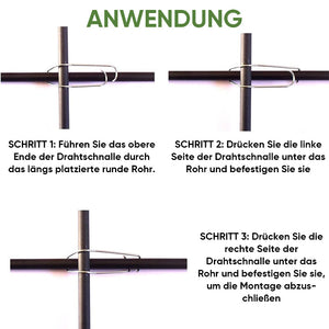 Kletternde kunststoffummantelte Stahlrohrverschraubungen