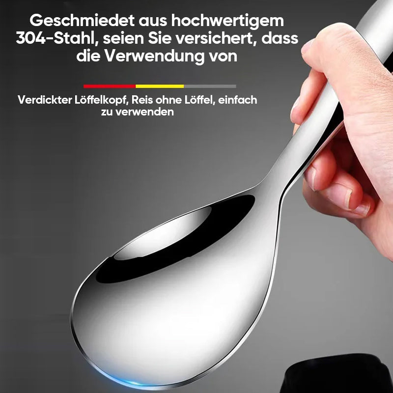 Verdickter Edelstahl Antihaft-Reislöffel