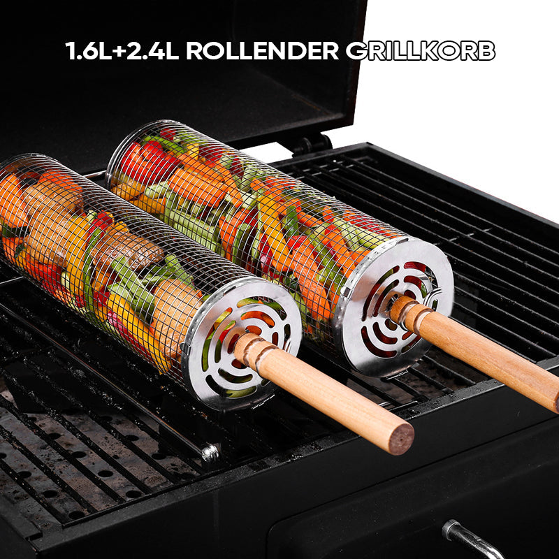 304 Edelstahl Rolling Barbecue Käfig