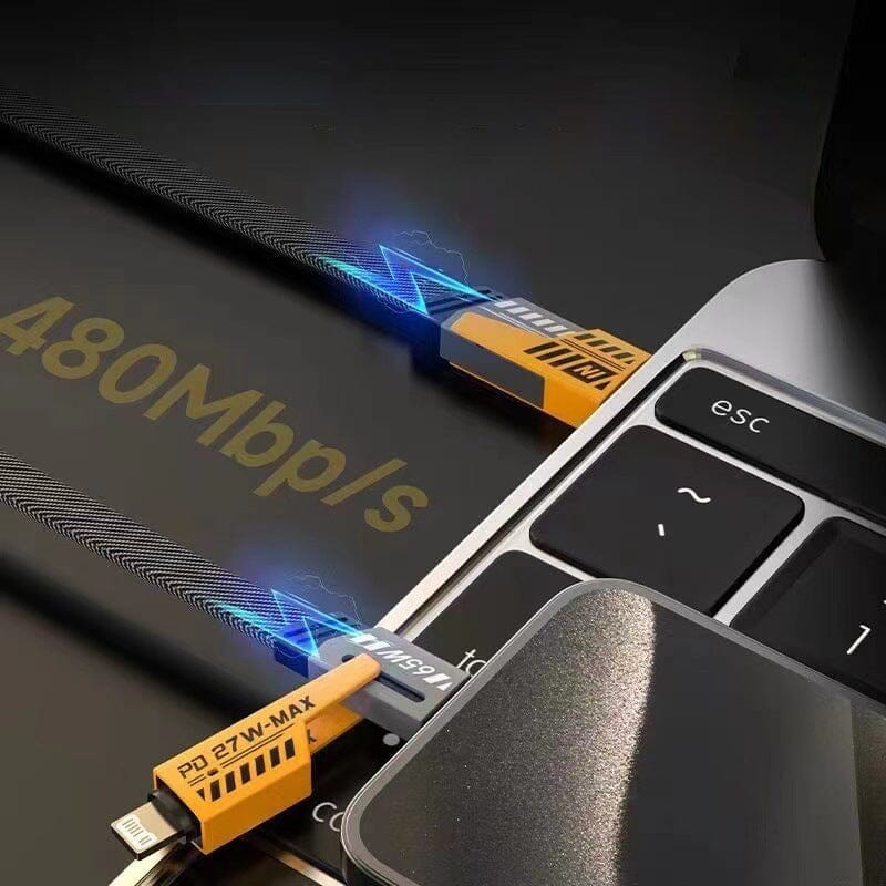 4 in 1 PD 65W Schnellladekabel🔥 Kaufen Sie 2 und erhalten Sie 1 gratis🔥