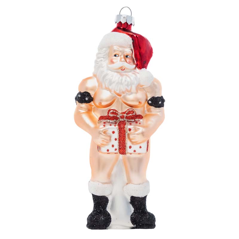 Lustige skulpturale Weihnachtsornamente