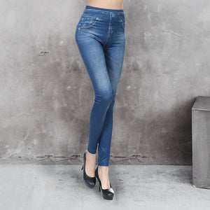 Nahtlose Fleece-Jeans für Damen