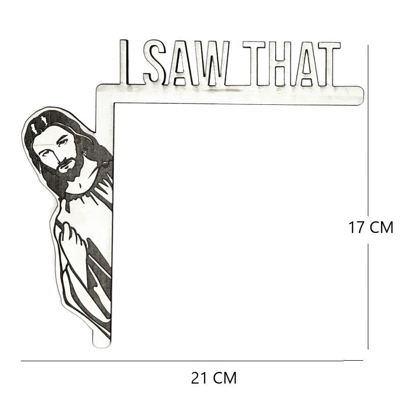 Lustige Jesus-Türrahmendekoration
