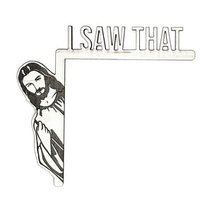Lustige Jesus-Türrahmendekoration