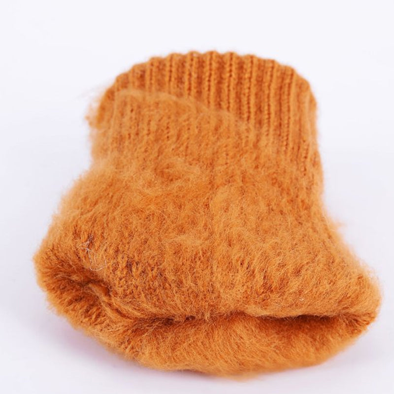 Milduall Strickhandschuhe Bildschirmberührbare Verdickte Winterhandschuhe