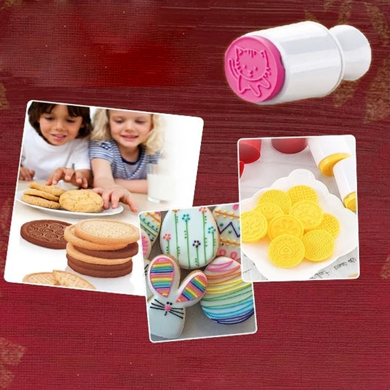 Antihaft-Keksstempel und Messer(5 Stile im Set)