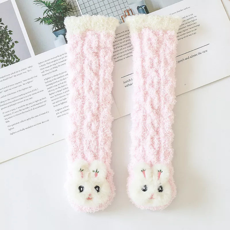 Flauschige Wintersocken für Babys