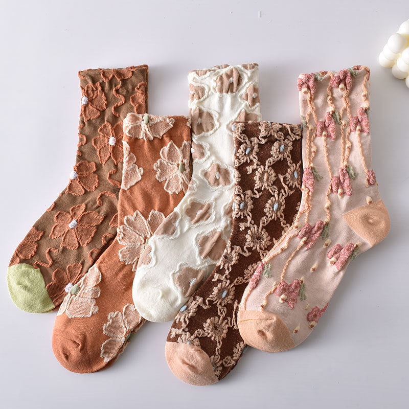 Modische Socken aus Baumwolle