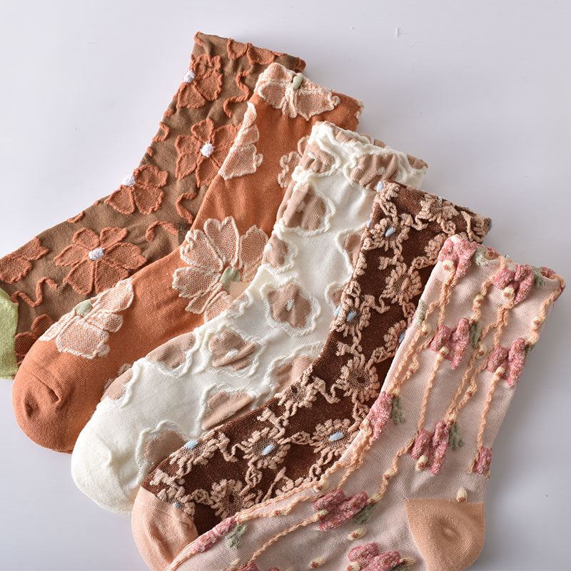 Modische Socken aus Baumwolle