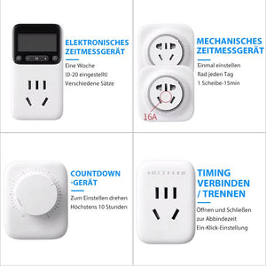 Mechanischer Timer für Steckdose
