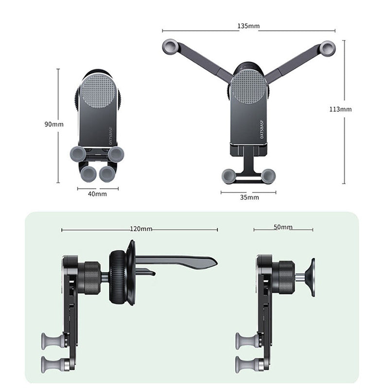 Stabiler Und Versenkbarer Handyhalter Aus Aluminiumlegierung