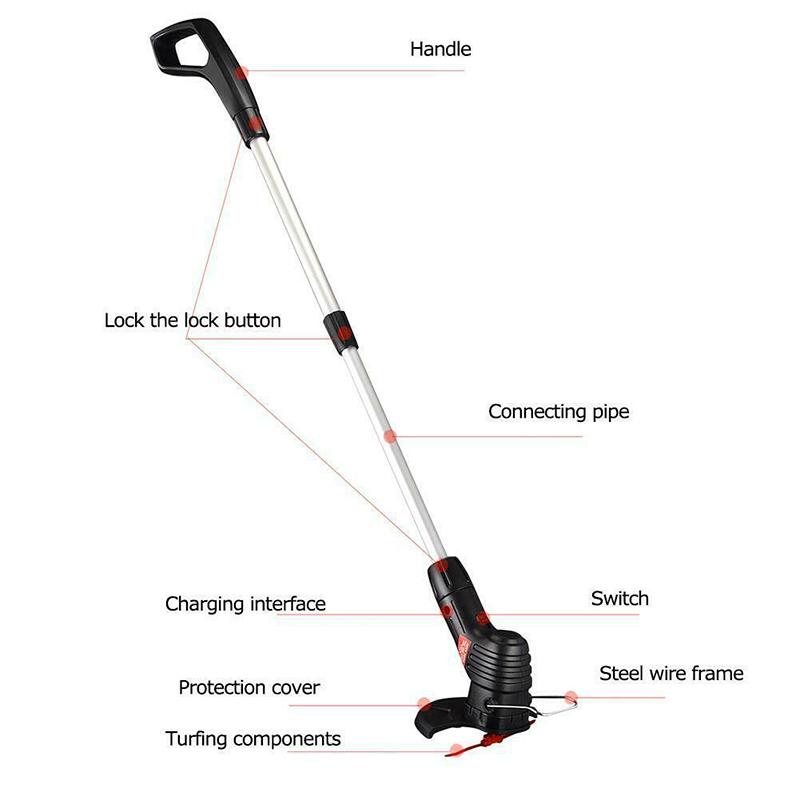 ✨Tragbarer intelligenter kabelloser elektrischer Rasenmäher/Trimmer & Edge