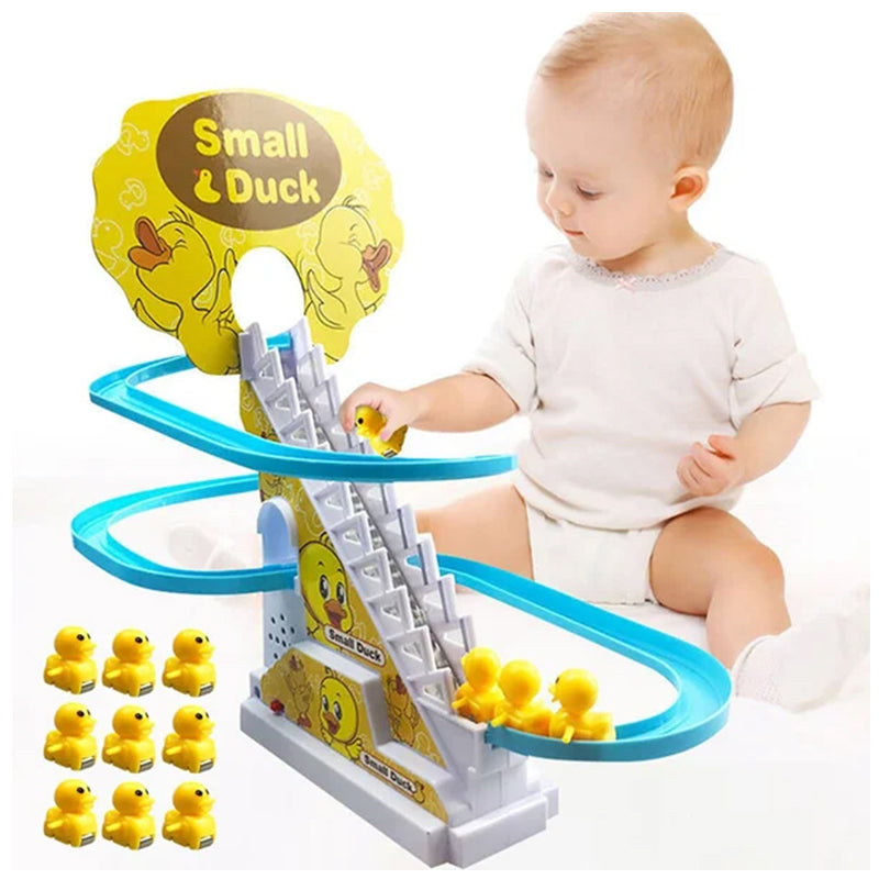 🐥Elektrische Enten Slide Track mit Licht und Musik🐥