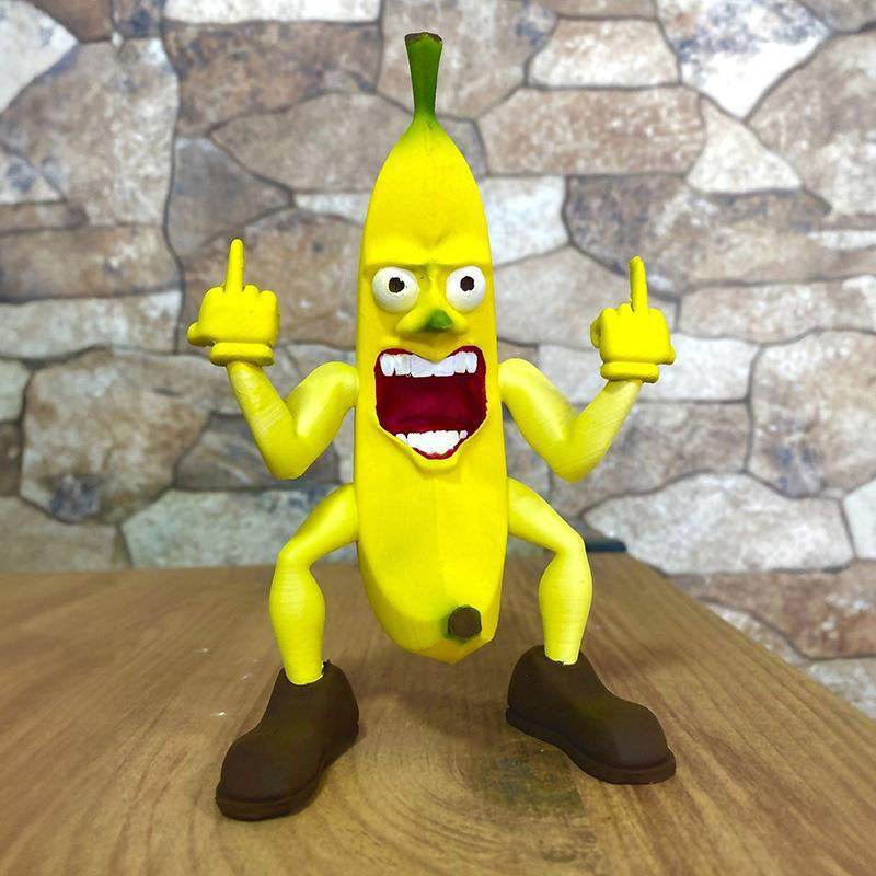 Banane Modellierung Ornament aus Harz