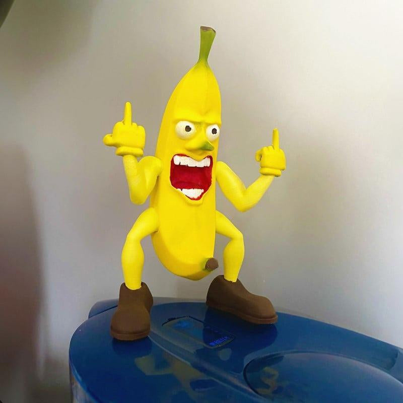 Banane Modellierung Ornament aus Harz