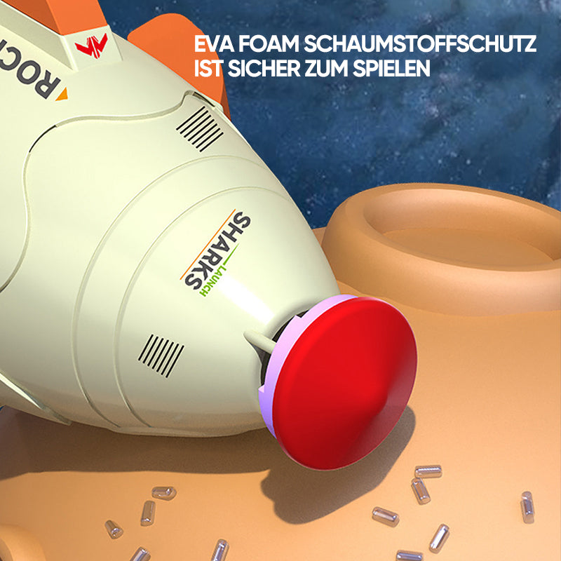 Raketenförmiger fliegender Sprinkler