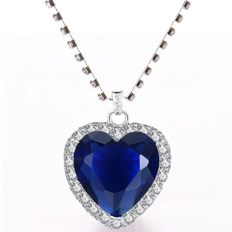 Herz des Meeres Halskette