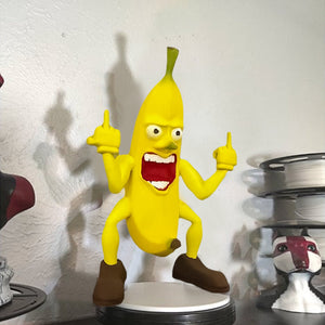 Banane Modellierung Ornament aus Harz