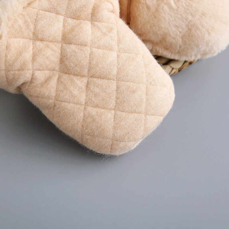 Baby Karikatur-Plüsch-Baumwollschuhe