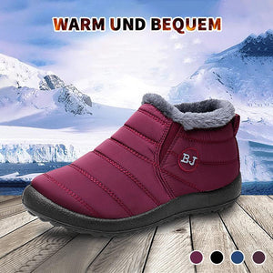 Männliche und weibliche Paare Schneeschuhe