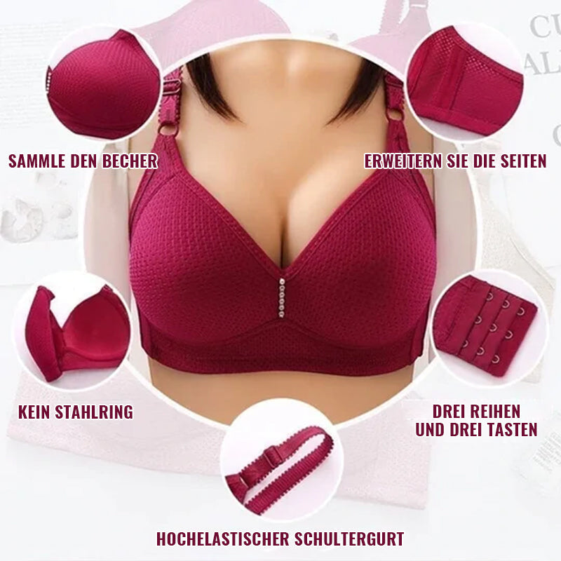 Übergröße Komfortables Kabellos BH