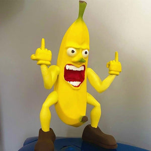 Banane Modellierung Ornament aus Harz