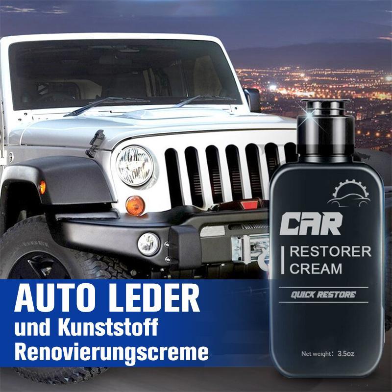 Auto Leder und Kunststoff Renovierungscreme