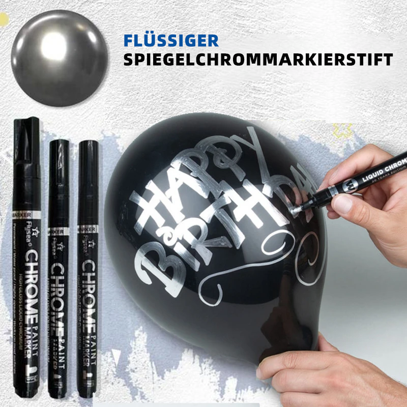 Flüssiger Spiegelchrommarkierstift