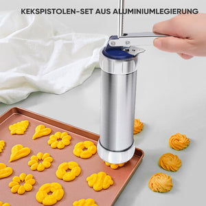 Verbessertes Aluminium-Plätzchen-Backformpistolen-Set