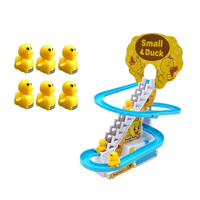 🐥Elektrische Enten Slide Track mit Licht und Musik🐥