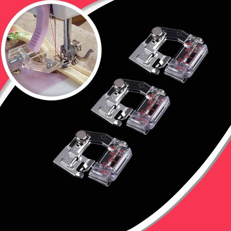 Einstellbarer Schrägbinder-Nähfuß