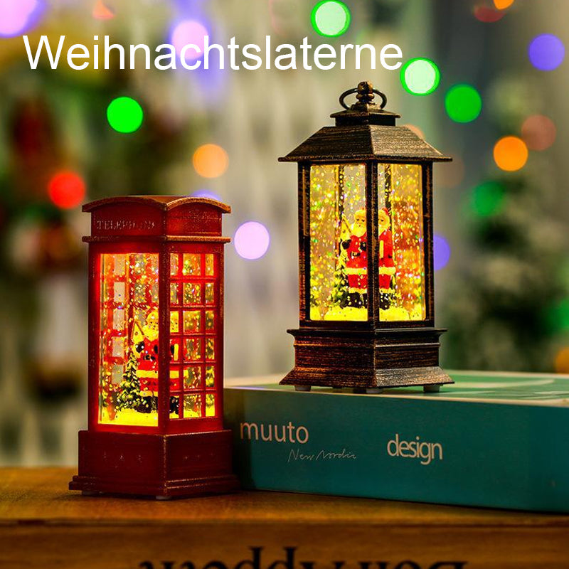 Weihnachtsmann Wasserlaterne