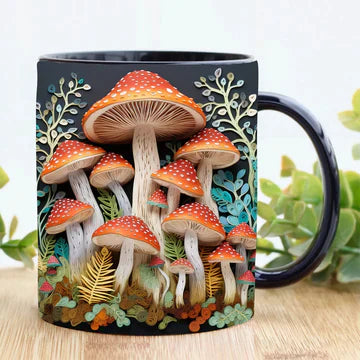 Becher mit Magic Mushrooms