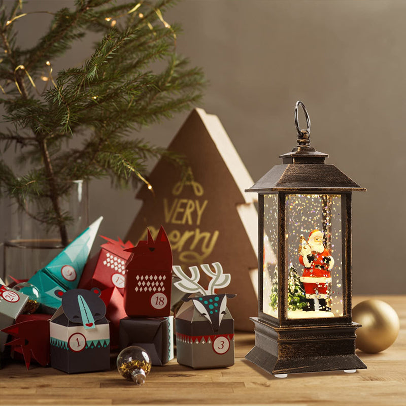 Weihnachtsmann Wasserlaterne