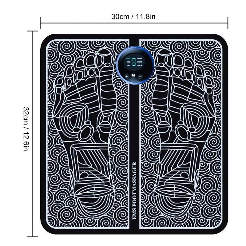 Nettjade™  Fußmassage Matte mit Pulseffekt