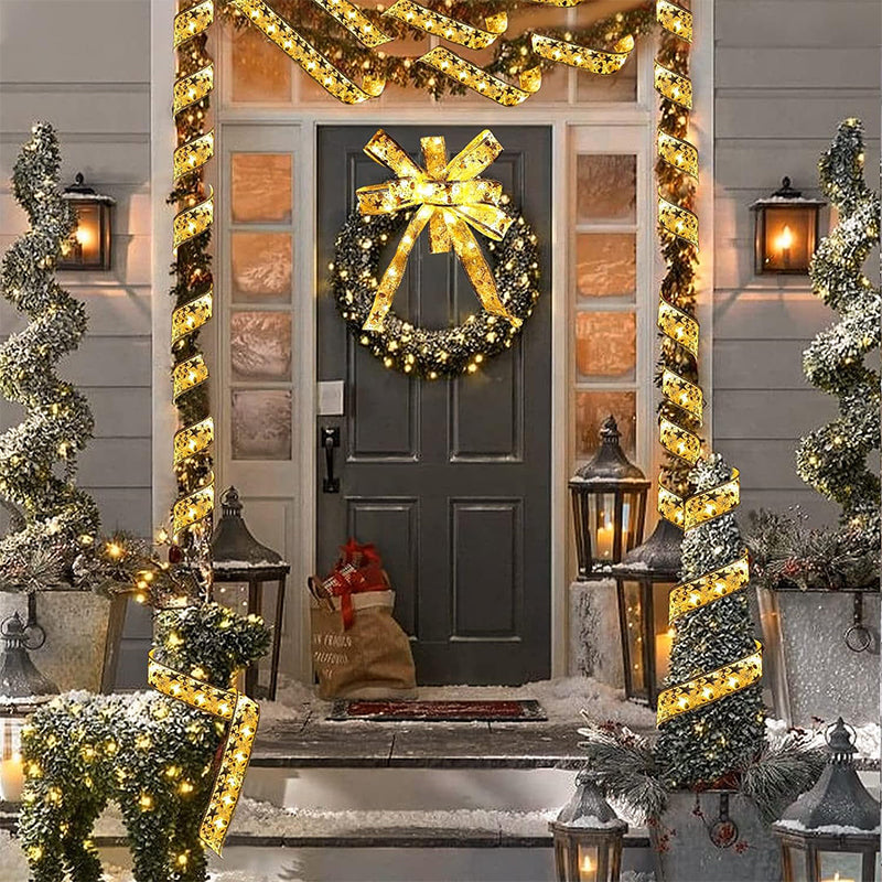 Band Weihnachtsbaumschmuck Lichterkette