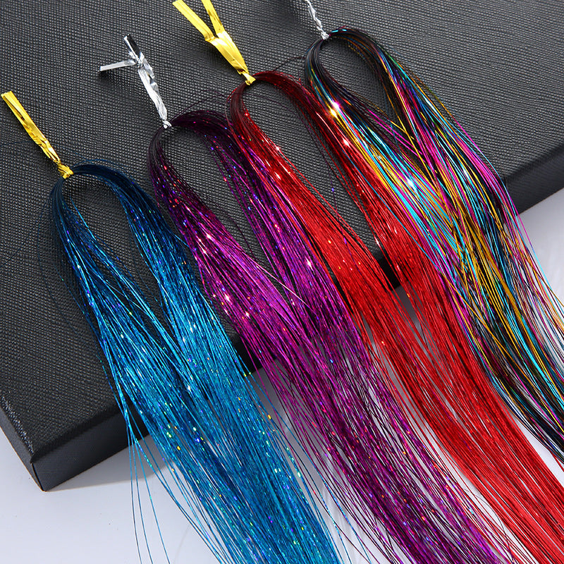 Bunte Golddrahtperücke