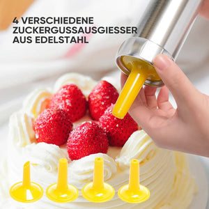 Verbessertes Aluminium-Plätzchen-Backformpistolen-Set